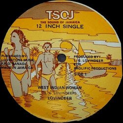 Lloyd Lovindeer West Indian Woman / West Indian Man USED VINYL 12INCH SINGLE