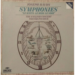 Joseph Haydn / English Concert / Trevor Pinnock Symphonies "Le Matin - Le Midi - Le Soir" Vinyl LP USED