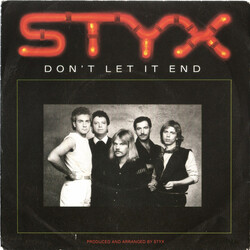 Styx Don't Let It End USED VINYL 7INCH 45 RPM STEREO