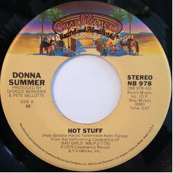 Donna Summer Hot Stuff USED VINYL 7INCH 45 RPM SINGLE