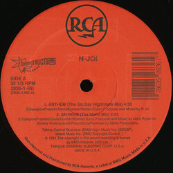N-Joi Anthem VINYL 12" USED