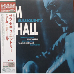Jim Hall Subsequently Vinyl LP USED
