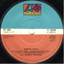 Spinners Ghetto Child VINYL 7" USED