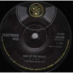 Fleetwood Mac / Danny Kirwan Man Of The World / Second Chapter USED VINYL 7INCH 45 RPM