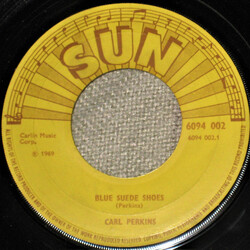 Carl Perkins Blue Suede Shoes USED VINYL 7INCH 45 RPM SINGLE