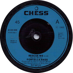 Fontella Bass Rescue Me USED VINYL 7INCH 45 RPM SINGLE REISSUE