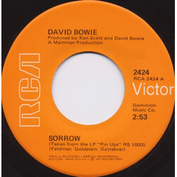 David Bowie Sorrow VINYL 7" USED