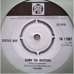 Status Quo Down The Dustpipe VINYL 7" USED