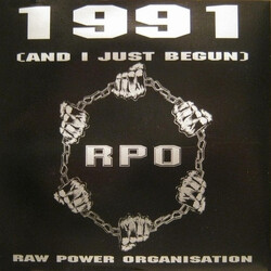 Raw Power Organisation 1991 (And I Just Begun) VINYL 12" USED