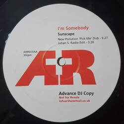 Sunskape I'm Somebody USED VINYL 12INCH PROMO