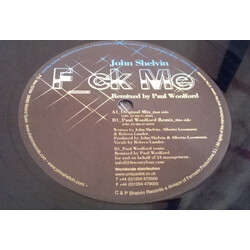 John Shelvin F_ck Me USED VINYL 12INCH