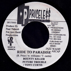 Bounty Killer / Future Troubles / Tony Curtis Ride To Paradise USED VINYL 7INCH 45 RPM