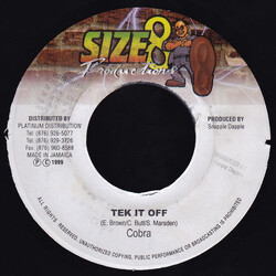 Mad Cobra Tek It Off USED VINYL 7INCH 45 RPM SINGLE