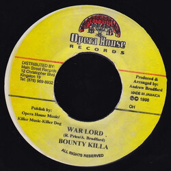 Bounty Killer War Lord USED VINYL 7INCH 45 RPM