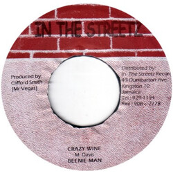 Beenie Man Crazy Wine USED VINYL 7INCH 45 RPM