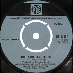 Pickettywitch That Same Old Feeling USED VINYL 7INCH 45 RPM SINGLE
