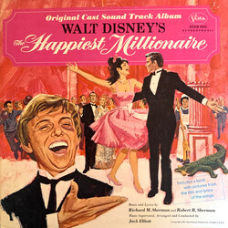 Various Walt Disney's The Happiest Millionaire: Original Cast Soundtrack Vinyl LP USED