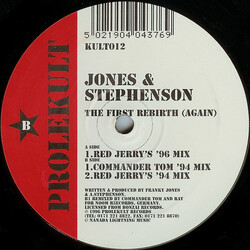 Jones & Stephenson The First Rebirth (Again) USED VINYL 12INCH 33 S RPM