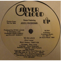 Raven (5) / Jocelyn Brown So In Love USED VINYL 12INCH 45 RPM PROMO
