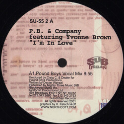 PB & Company / Yvonne Brown I'm In Love USED VINYL 12INCH 33 S RPM