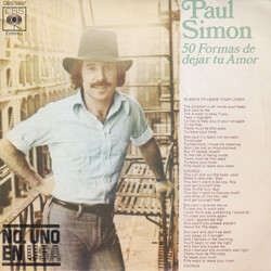 Paul Simon 50 Formas De Dejar Tu Amor Vinyl 7" USED