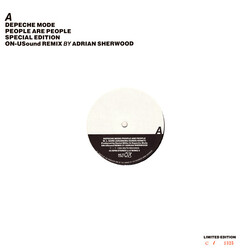 Depeche Mode People Are People (ON-USound Remix By Adrian Sherwood) USED VINYL 12INCH 45 RPM SINGLE LIMITED EDITION NUMBERED SPECIAL EDITION