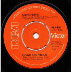David Bowie Sound And Vision USED VINYL 7INCH 45 RPM SINGLE