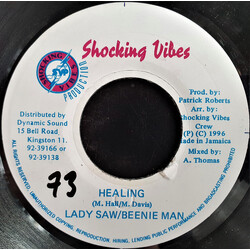 Lady Saw / Beenie Man Healing USED VINYL 7INCH 45 RPM