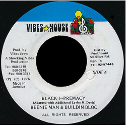 Beenie Man / Building Blok Black I-Premacy USED VINYL 7INCH 45 RPM