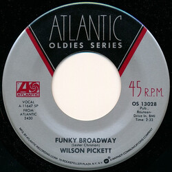 Wilson Pickett Funky Broadway / Hey Jude USED VINYL 7INCH 45 RPM