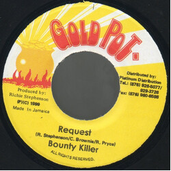Bounty Killer Request USED VINYL 7INCH