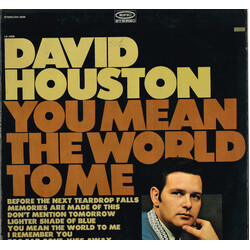David Houston You Mean The World To Me Vinyl LP USED