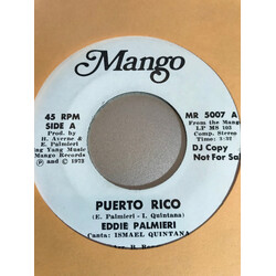 Eddie Palmieri Puerto Rico USED VINYL 7INCH 45 RPM PROMO