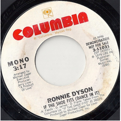 Ronnie Dyson If The Shoe Fits (Dance In It) Vinyl 7" USED