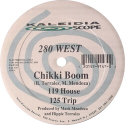 280 West Chikki Boom USED VINYL 12INCH 33 S RPM