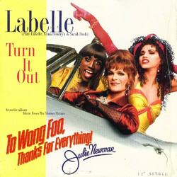 Labelle Turn It Out USED VINYL 12INCH 33 S RPM