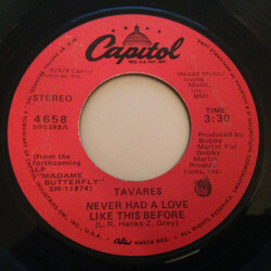 Tavares Never Had A Love Like This Before / Positive Forces USED VINYL 7INCH 45 RPM SINGLE STEREO