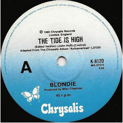 Blondie The Tide Is High USED VINYL 7INCH 45 RPM SINGLE