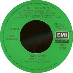 Robert John Sad Eyes VINYL 7" USED