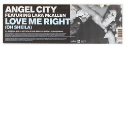 Angel City / Lara McAllen Love Me Right (Oh Sheila) VINYL 12" USED