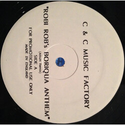 C + C Music Factory Robi-Rob's Boriqua Anthem USED VINYL 12INCH PROMO