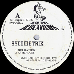 Sycometrix Get Wasted USED VINYL 12INCH 33 S RPM