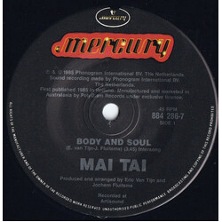 Mai Tai Body And Soul USED VINYL 7INCH 45 RPM SINGLE