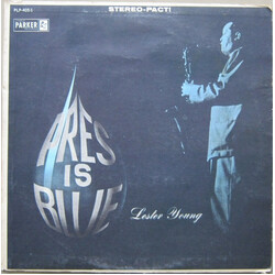 Lester Young Pres Is Blue Vinyl LP USED