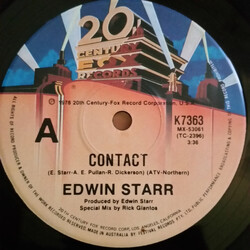 Edwin Starr Contact USED VINYL 7INCH 45 RPM SINGLE