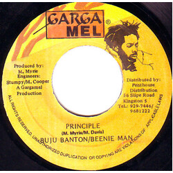 Buju Banton / Beenie Man Principle USED VINYL 7INCH 45 RPM