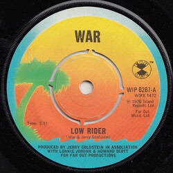 War Low Rider USED VINYL 7INCH 45 RPM SINGLE