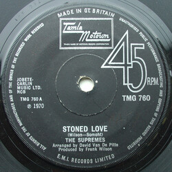 The Supremes Stoned Love USED VINYL 7INCH 45 RPM SINGLE