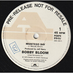 Bobby Bloom Montego Bay USED VINYL 12INCH 45 RPM SINGLE PROMO REISSUE
