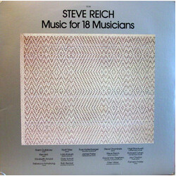 Steve Reich Music For 18 Musicians Vinyl LP USED